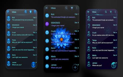 SMS messenger and keyboard theme स्क्रीनशॉट 4