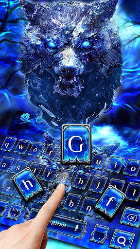 Neon Wolf Keyboard screenshot 2