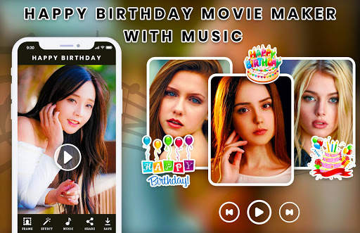 Happy Birthday Movie Maker With Music screenshot 4