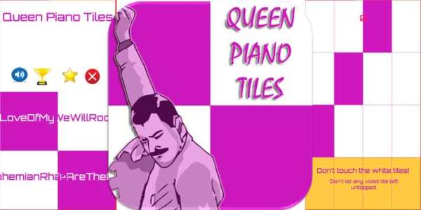 Queen Piano Tiles screenshot 1