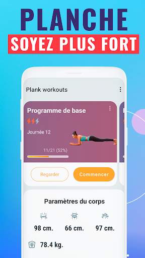 Gainage defi 30 jours－Planche screenshot 1