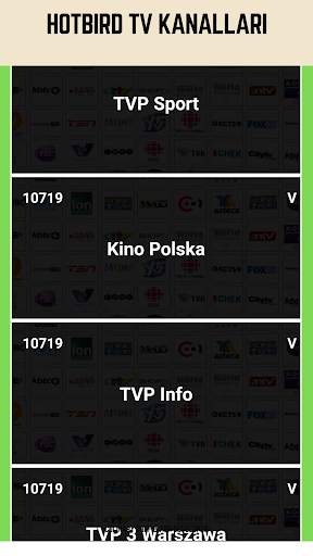 HotBird TV ve radyo Kanalları  screenshot 2
