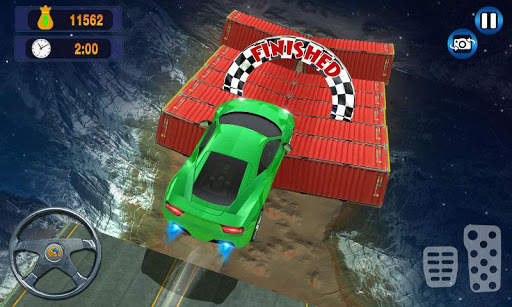 Mega ramp car driving - impossible car flip screenshot 1
