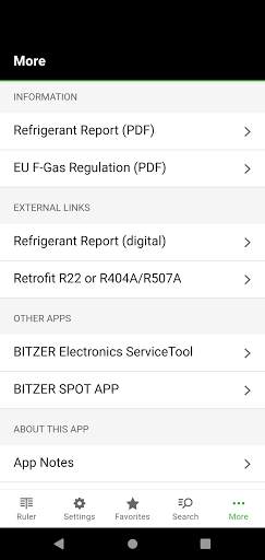 BITZER REFRIGERANT RULER screenshot 5