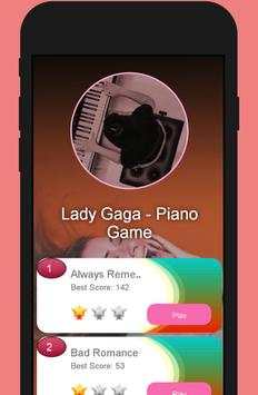 Lady Gaga Piano Game screenshot 1