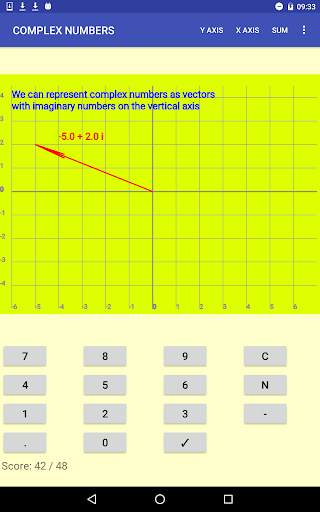 COMPLEX NUMBERS screenshot 1