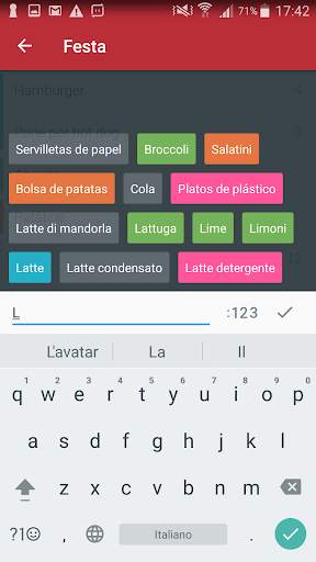 Buy Me a Pie Lista della Spesa screenshot 2