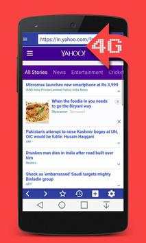 3G - 4G Fast Internet Browser screenshot 7