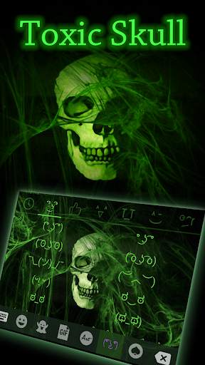 Flaming Skull Emoji Keyboard screenshot 6