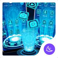 Cool Neon Technology theme for android free