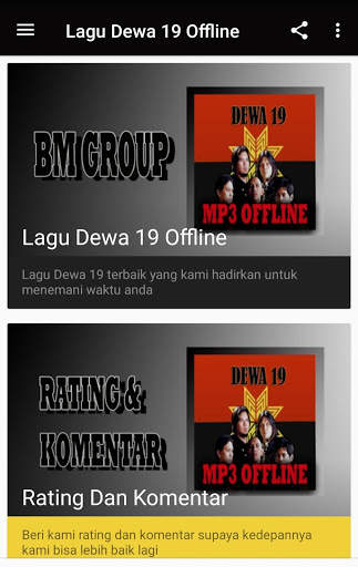 Song Dewa 19 Mp3 Offline screenshot 1