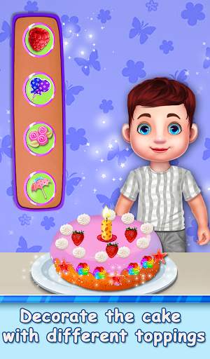Designer  Birthday Cake Bakery Cooking Game screenshot 3