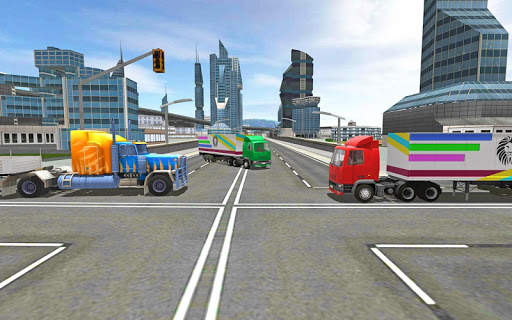 Euro Truck Driving Sim 2018 3D screenshot 7