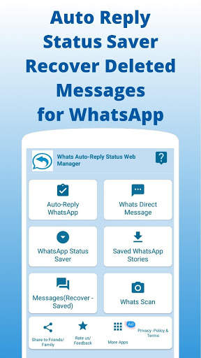 Status Saver • Messages • AutoReply for WhatsApp screenshot 1