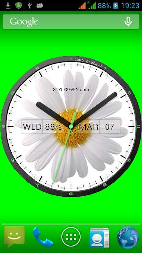Logo Analog Clock Live Wallpaper-7 screenshot 5