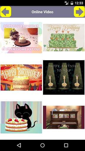 Happy Birthday Video Online screenshot 1