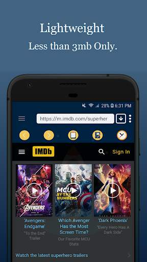 Private Browser- Incognito, Ad block screenshot 5