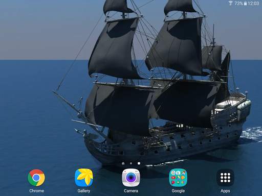 Sailing Ship Live Wallpaper screenshot 9