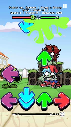 Plants vs Rappers FNF Mod screenshot 2