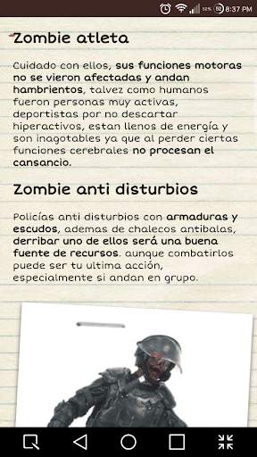 Manual de Supervivencia Zombie screenshot 2