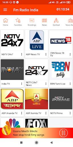Fm Radio India - all India Hindi Radio Stations screenshot 12