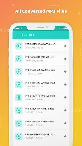 Opus to Mp3 Converter for WhatsApp Audio screenshot 3