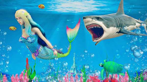 Mermaid Simulator 3D Sea Games screenshot 1