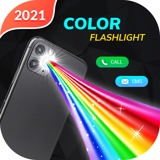 Color Flashlight : Flash On Call &amp; sms Alert icon