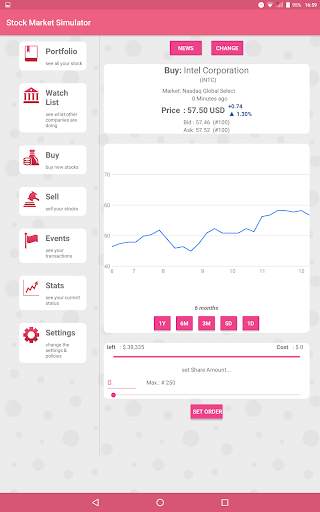 Stock Market Simulator screenshot 14