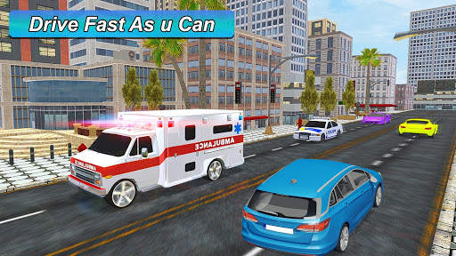 City Ambulance Rescue Mission & Driving Game 2020 screenshot 1