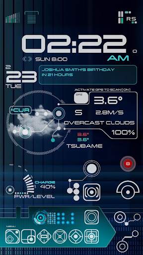 ✦ TREK ✦ Live Wallpaper component screenshot 3