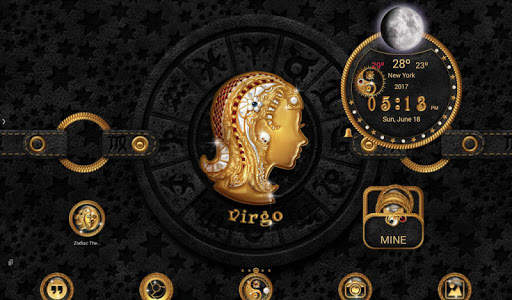 TSF NEXT ADW Nova LAUNCHER GOLD PEARL ZODIAC THEME screenshot 12