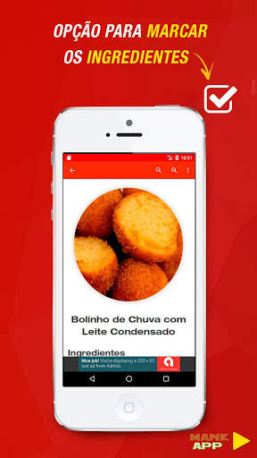 Receitas de Bolinhos de Chuva screenshot 3