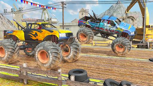 Monster Truck Racing Stunts Game - Offroad Legends screenshot 5