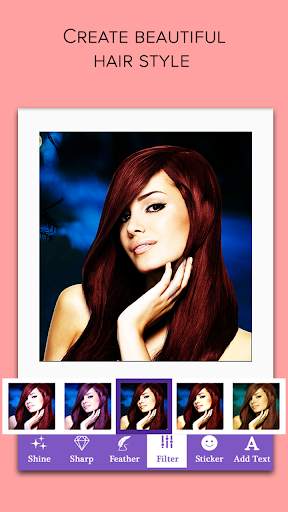 Recolor my Hair - Colorful Hair Color Changer 3 تصوير الشاشة