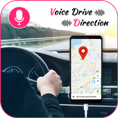 Voice Driving Direction : GPS Navigation &amp; Maps أيقونة