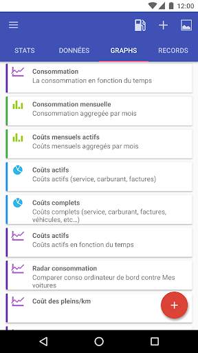 Mes voitures - Carburant,coûts screenshot 5