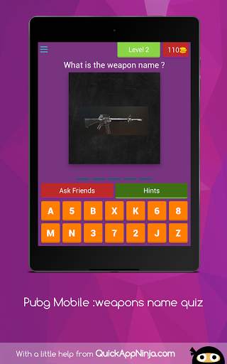 Pubg Mobile:weapons name quiz screenshot 12