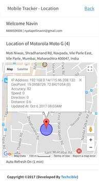 MobileTracker screenshot 1