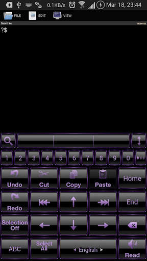 AI Keyboard Theme Frame Purpl screenshot 5