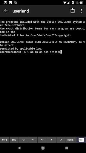 UserLAnd - Linux on Android screenshot 1