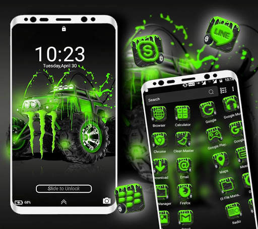 Monster Truck Launcher Theme screenshot 2