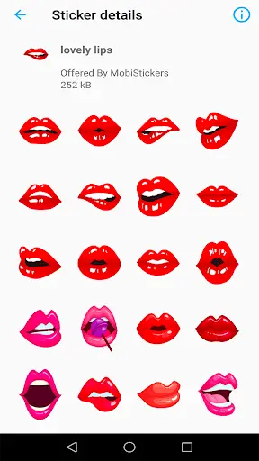 WAStickerApps Kiss For WhatsAp screenshot 2