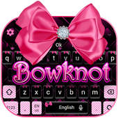 Beautiful Pink Bow Keyboard Theme icon