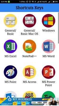 Computer shortcuts скриншот 2