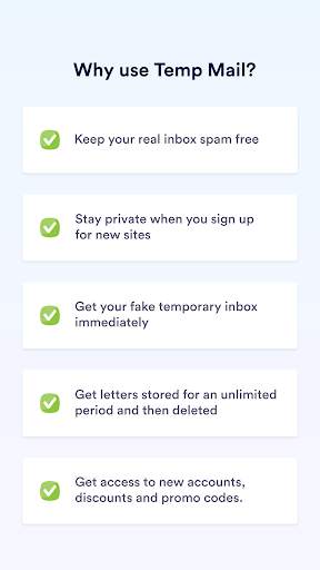 Temp Mail - Temporary Email скриншот 4