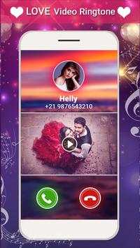 Love Video Ringtone for Incoming Call screenshot 2