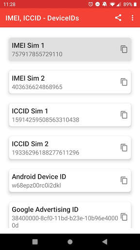 IMEI, ICCID - Android 10, 11, Dual SIM support screenshot 2