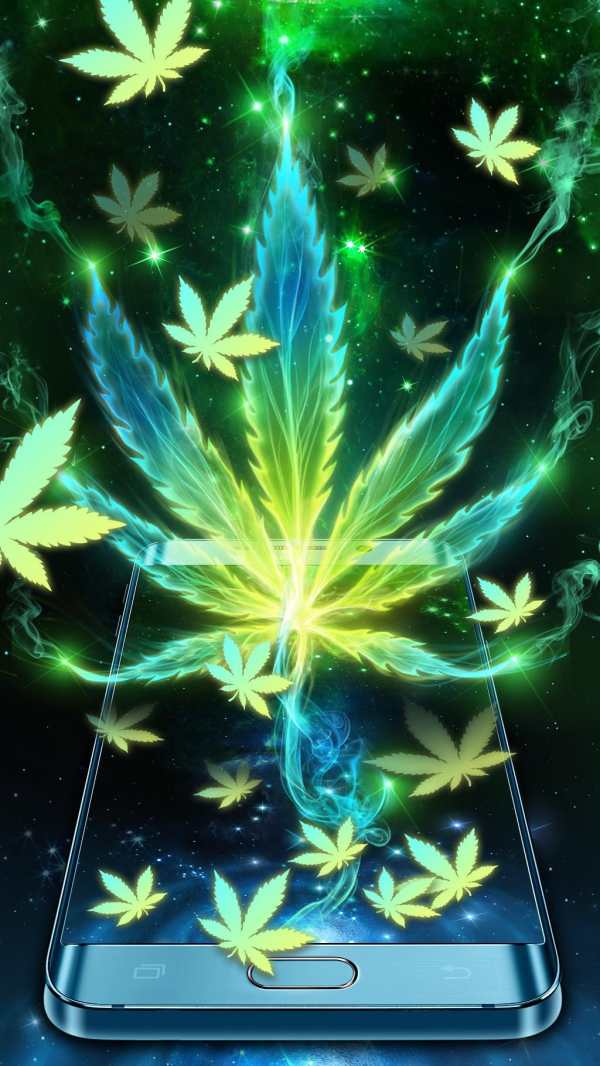 Neon Smoke Weed Live Wallpaper screenshot 3