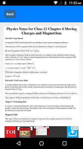 Class 12 Physics Notes screenshot 3